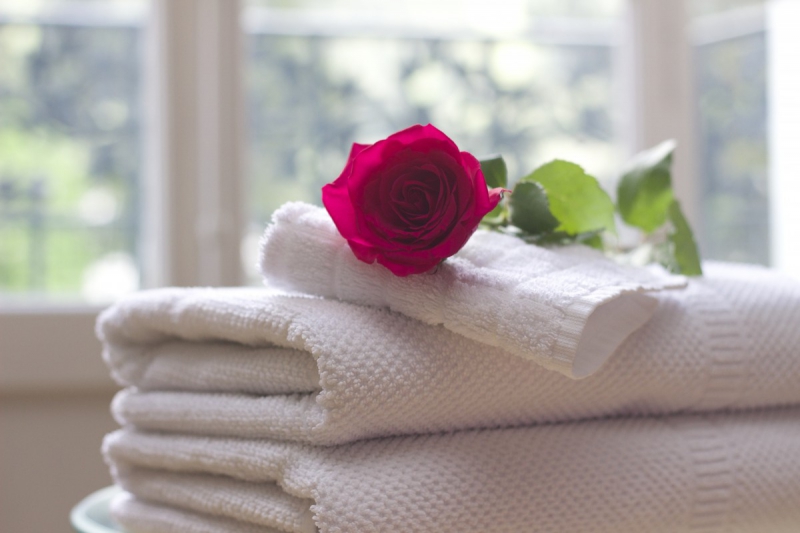 hotel-GOURDON-min_towel_rose_clean_care_salon_spa_white_bath-731641